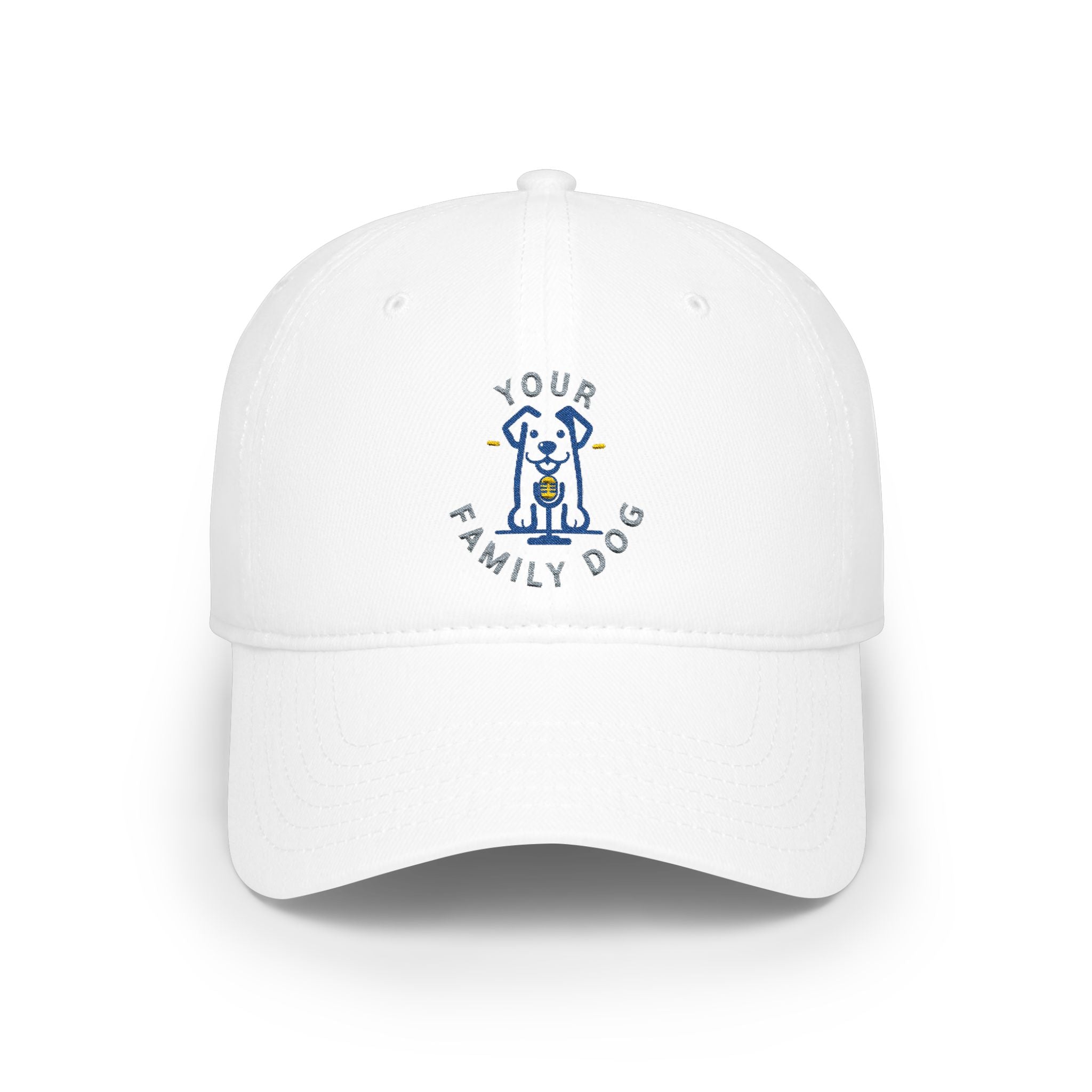 Dog Lover Embroidered Low Profile Baseball Cap – "Your Family Dog"
