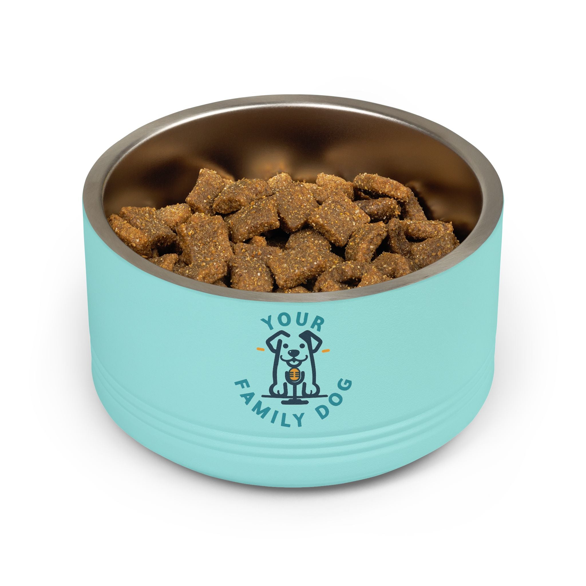 Your Family Dog Podcast Dog Bowl - 18oz Stainless Steel Pet Bowl