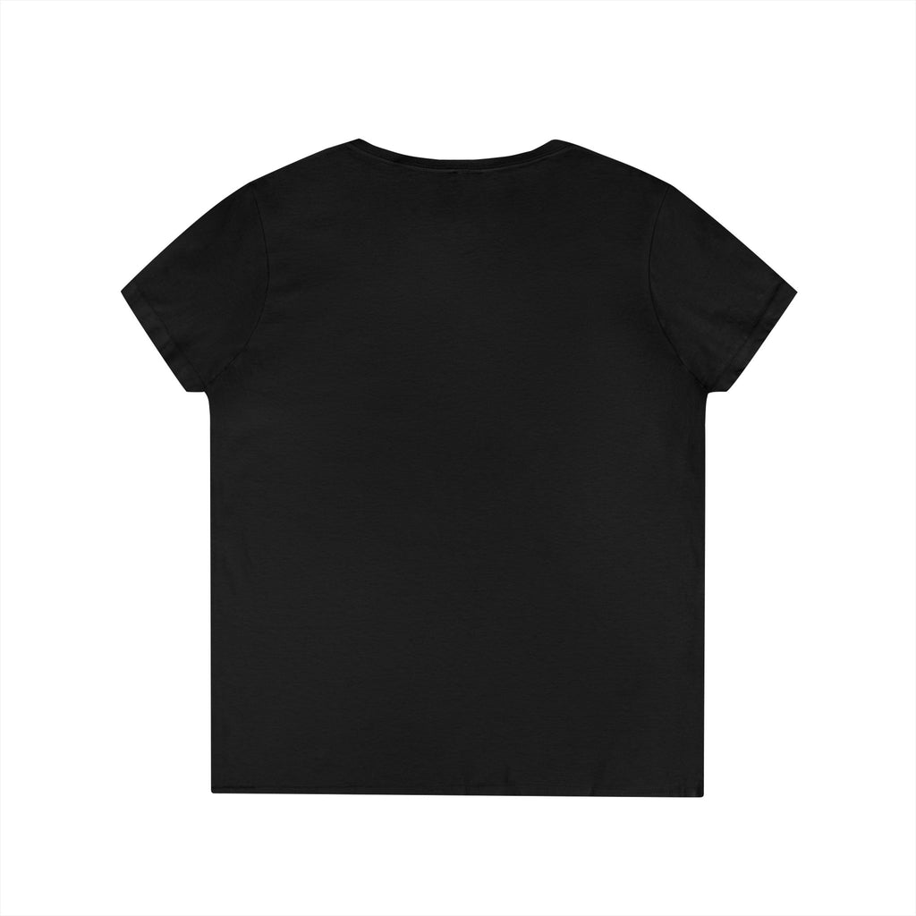 Ladies' V-Neck T-Shirt — "Your Family Dog" Logo Graphic Tee