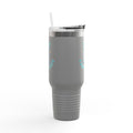 40oz Insulated Travel Mug — Custom 'Your Family Dog' Cute Pet Cartoon Stainless Tumbler