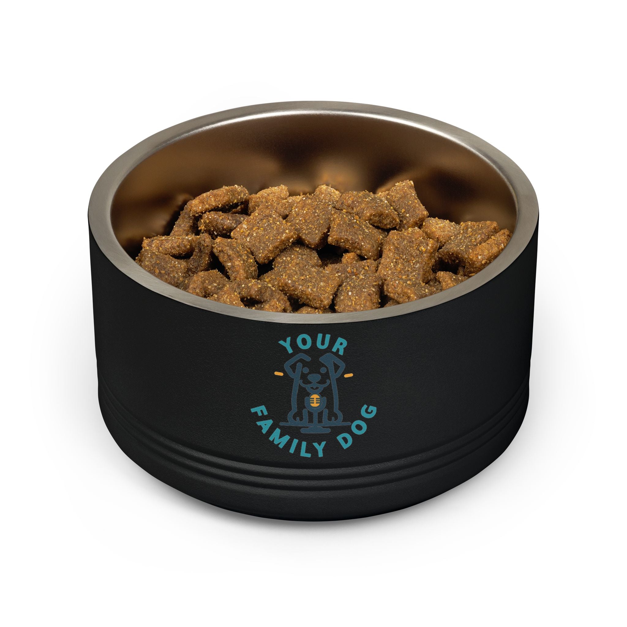 Your Family Dog Podcast Dog Bowl - 18oz Stainless Steel Pet Bowl