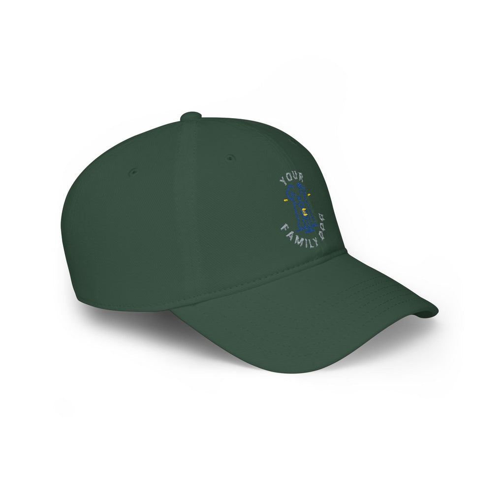 Dog Lover Embroidered Low Profile Baseball Cap – "Your Family Dog"