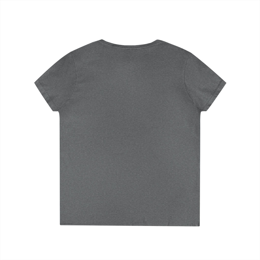 Ladies' V-Neck T-Shirt — "Your Family Dog" Logo Graphic Tee