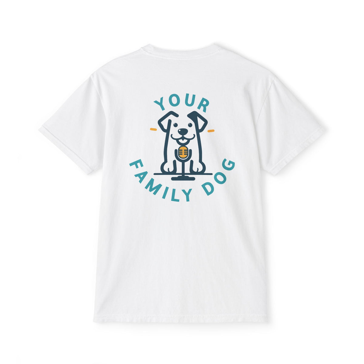 Dog Lover Pocket T-Shirt — 'Your Family Dog' Graphic