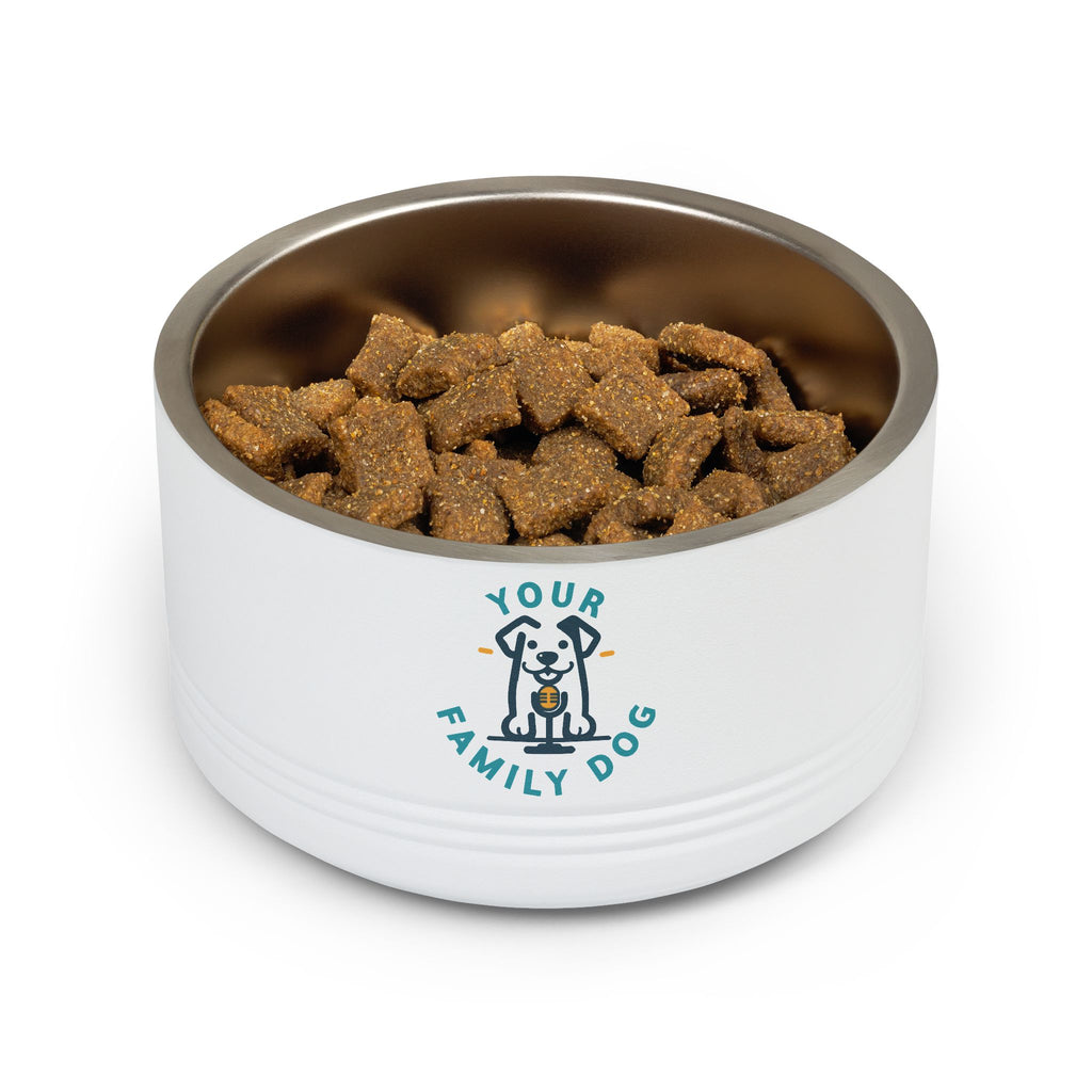 Your Family Dog Podcast Dog Bowl - 18oz Stainless Steel Pet Bowl