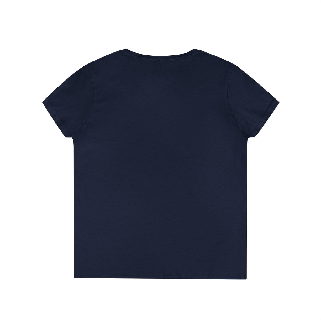Ladies' V-Neck T-Shirt — "Your Family Dog" Logo Graphic Tee