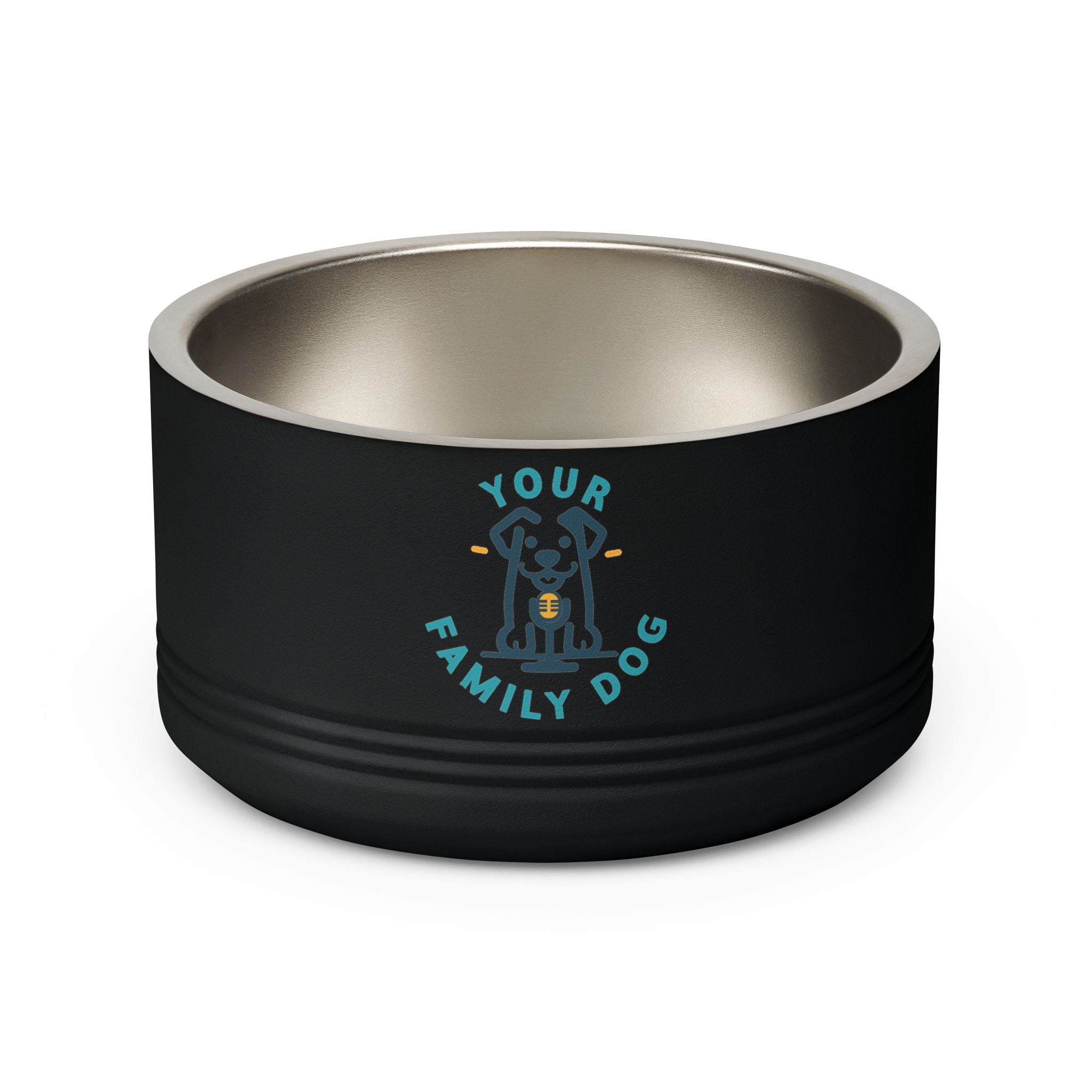 Your Family Dog Podcast Dog Bowl - 18oz Stainless Steel Pet Bowl