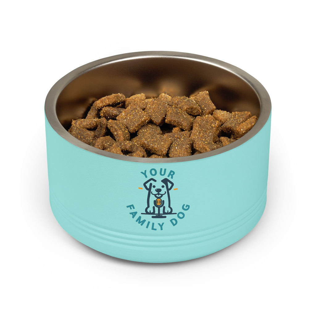 Your Family Dog Podcast Dog Bowl - 18oz Stainless Steel Pet Bowl