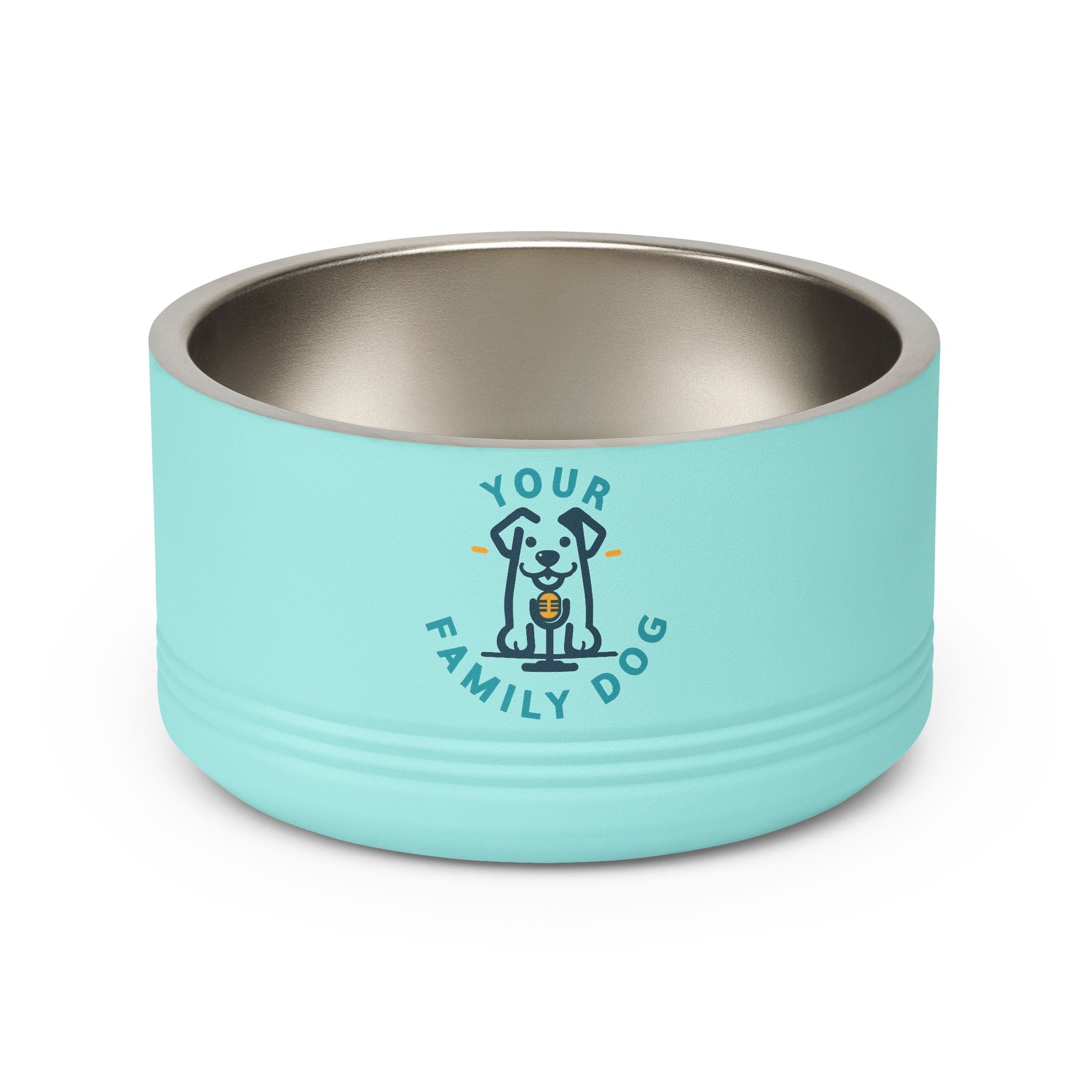 Your Family Dog Podcast Dog Bowl - 18oz Stainless Steel Pet Bowl