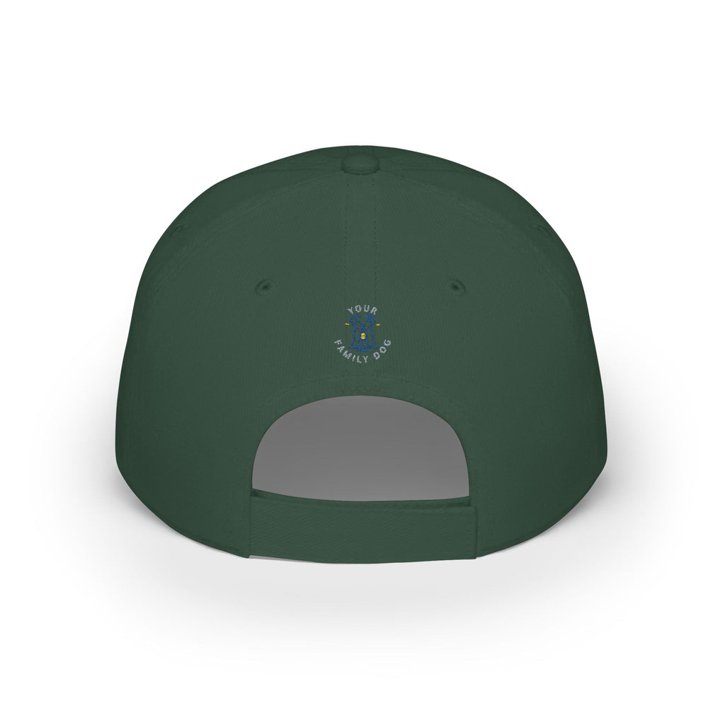 Dog Lover Embroidered Low Profile Baseball Cap – "Your Family Dog"