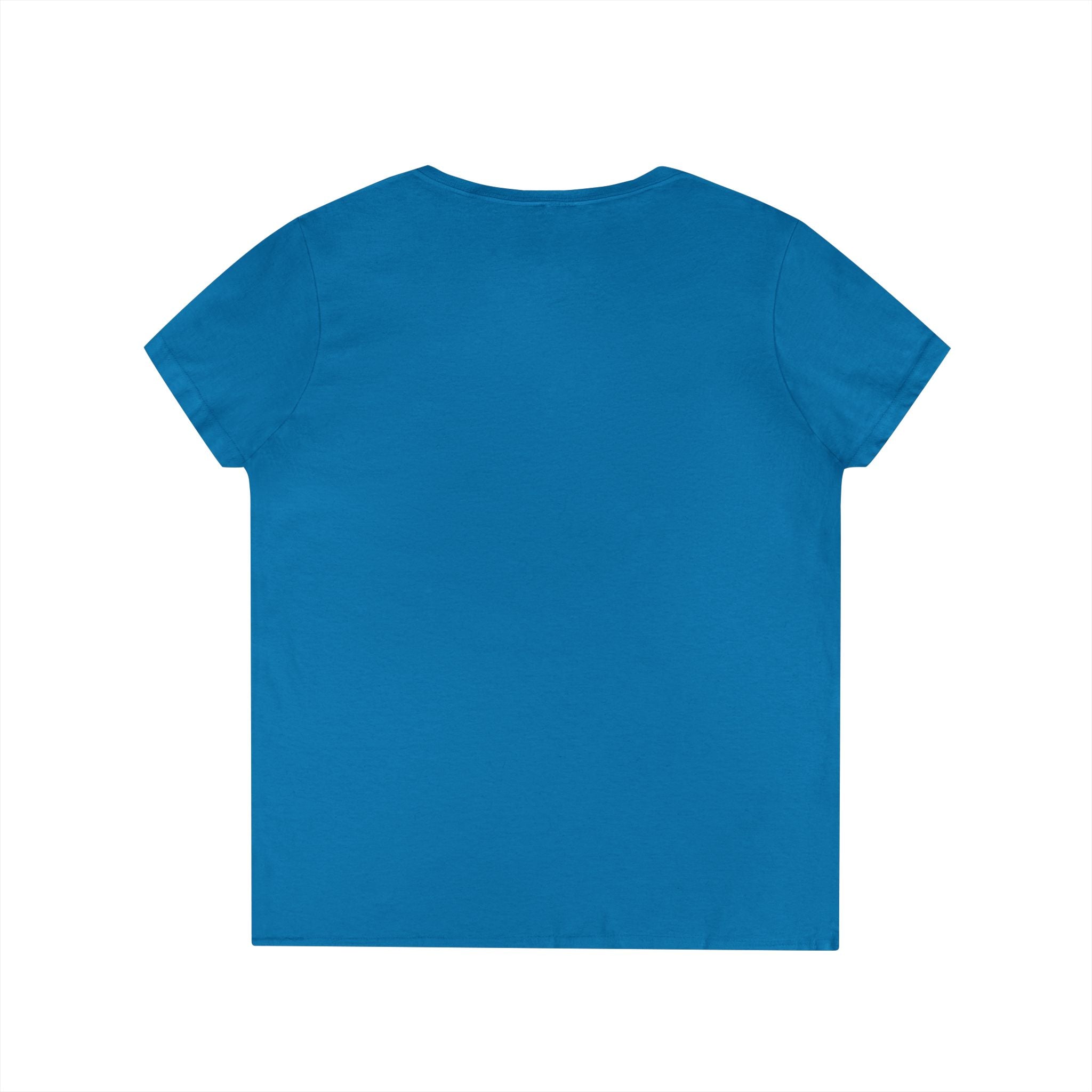 Ladies' V-Neck T-Shirt — "Your Family Dog" Logo Graphic Tee