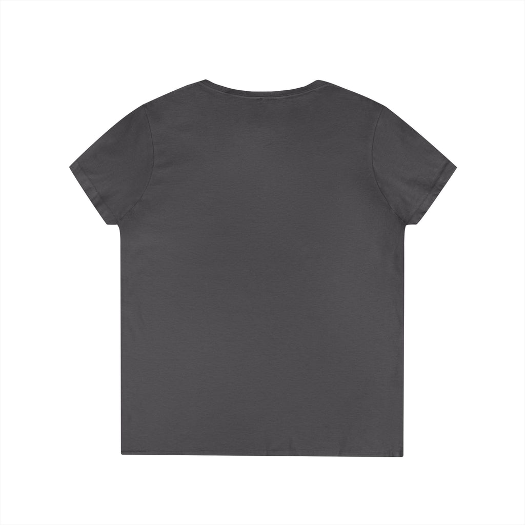 Ladies' V-Neck T-Shirt — "Your Family Dog" Logo Graphic Tee