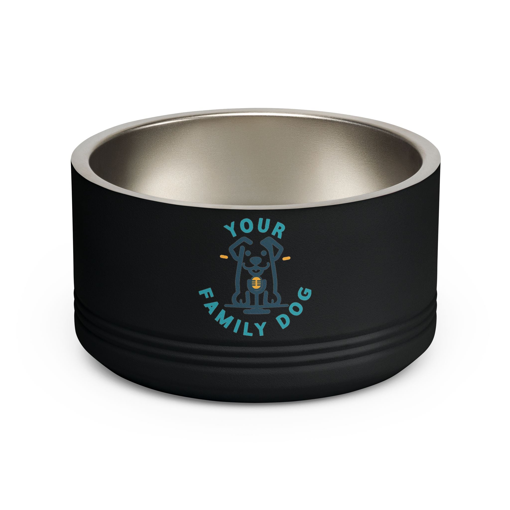 Your Family Dog Podcast Dog Bowl - 18oz Stainless Steel Pet Bowl