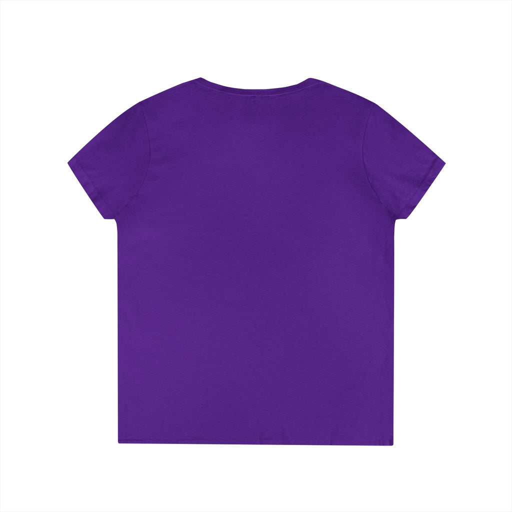 Ladies' V-Neck T-Shirt — "Your Family Dog" Logo Graphic Tee