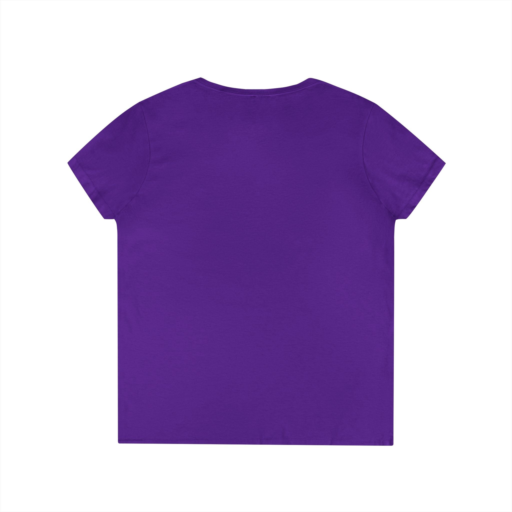 Ladies' V-Neck T-Shirt — "Your Family Dog" Logo Graphic Tee