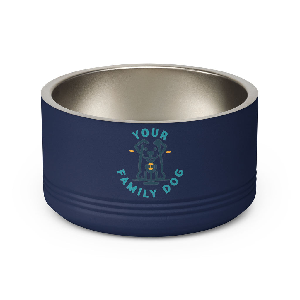 Your Family Dog Podcast Dog Bowl - 18oz Stainless Steel Pet Bowl