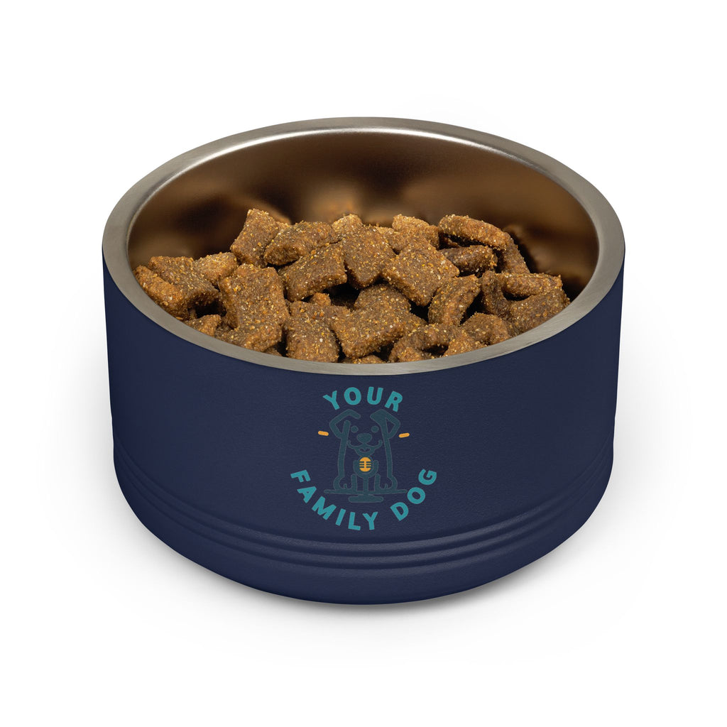 Your Family Dog Podcast Dog Bowl - 18oz Stainless Steel Pet Bowl
