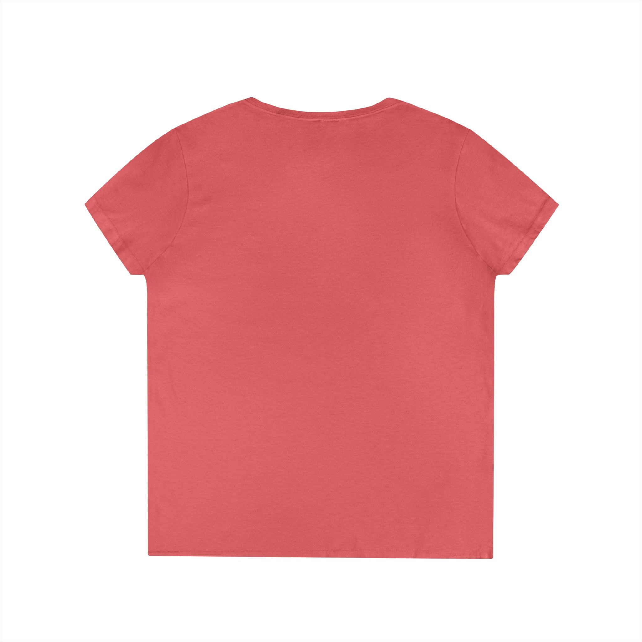 Ladies' V-Neck T-Shirt — "Your Family Dog" Logo Graphic Tee