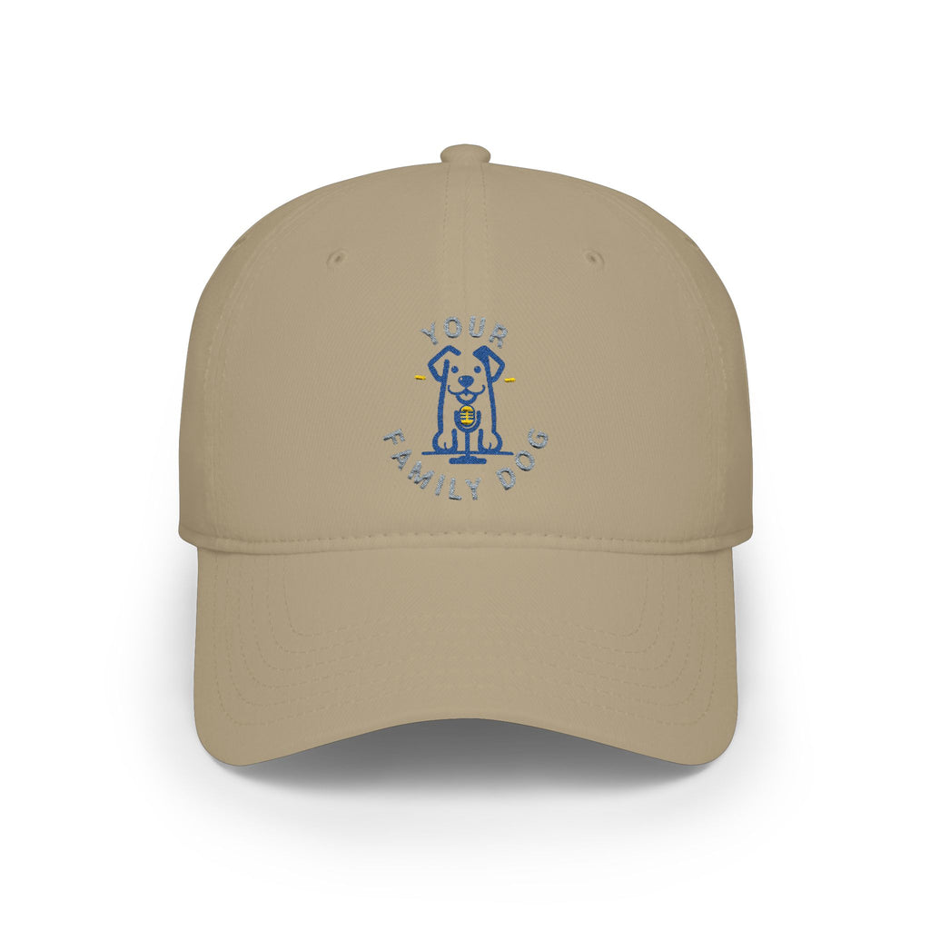 Dog Lover Embroidered Low Profile Baseball Cap – "Your Family Dog"
