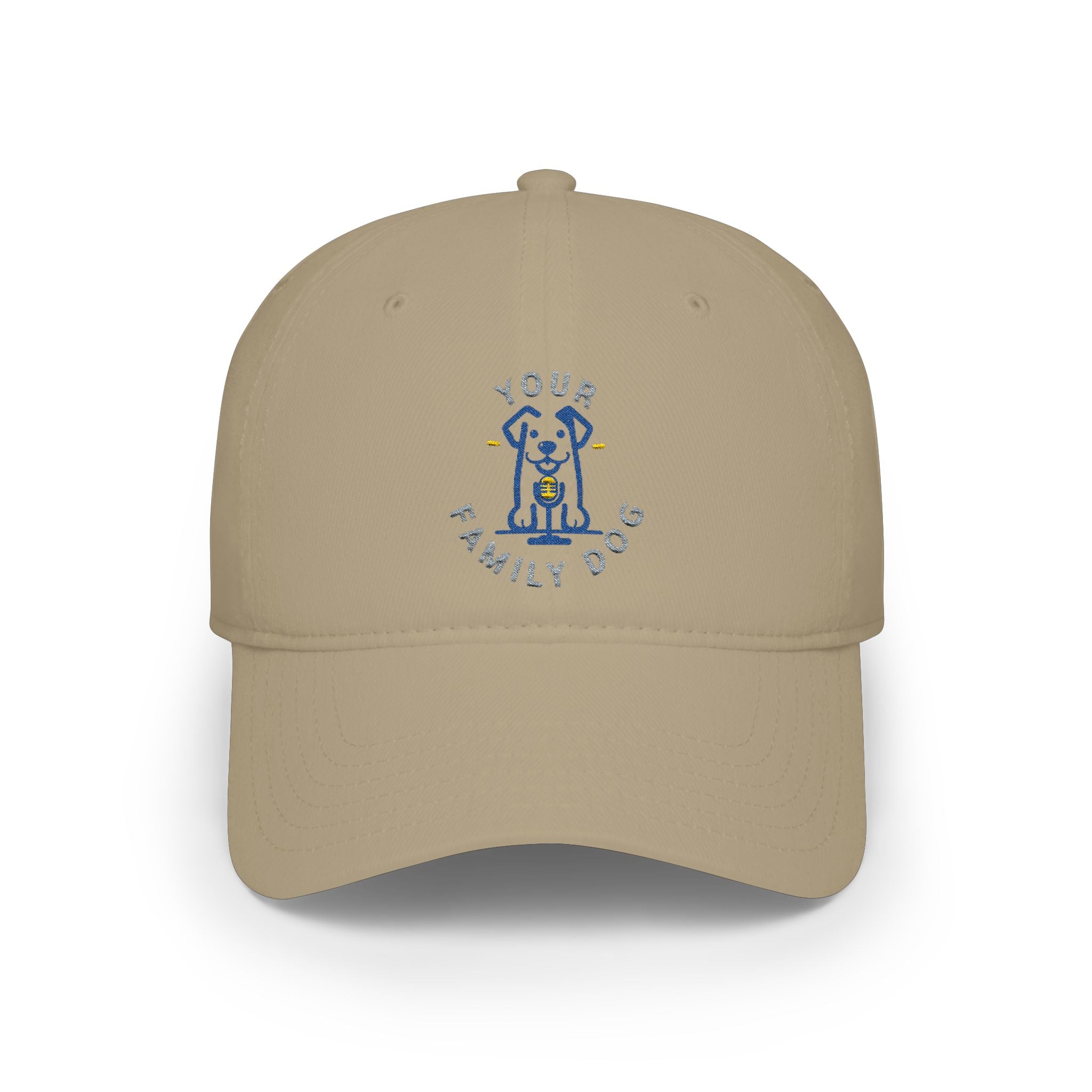 Dog Lover Embroidered Low Profile Baseball Cap – "Your Family Dog"