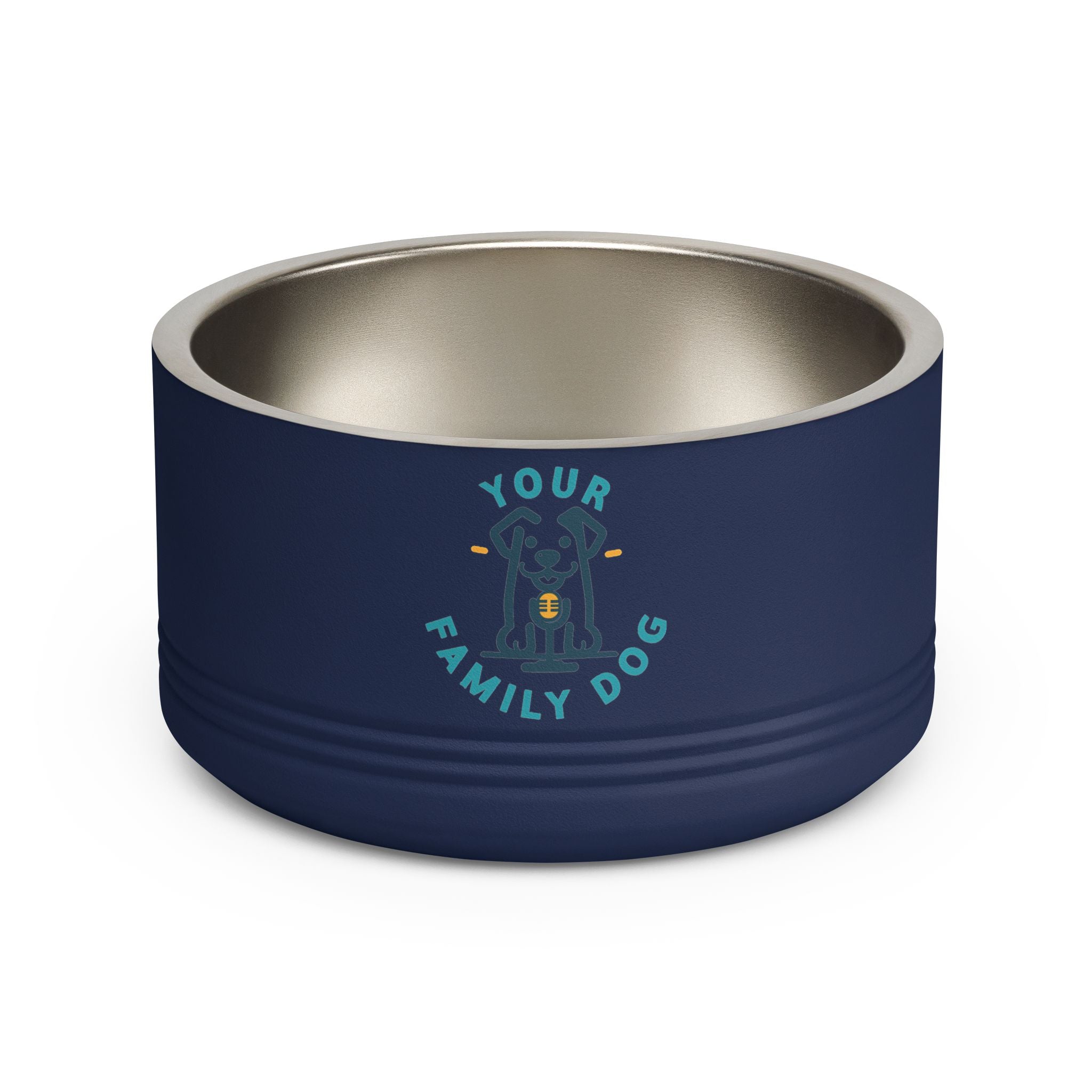 Your Family Dog Podcast Dog Bowl - 18oz Stainless Steel Pet Bowl