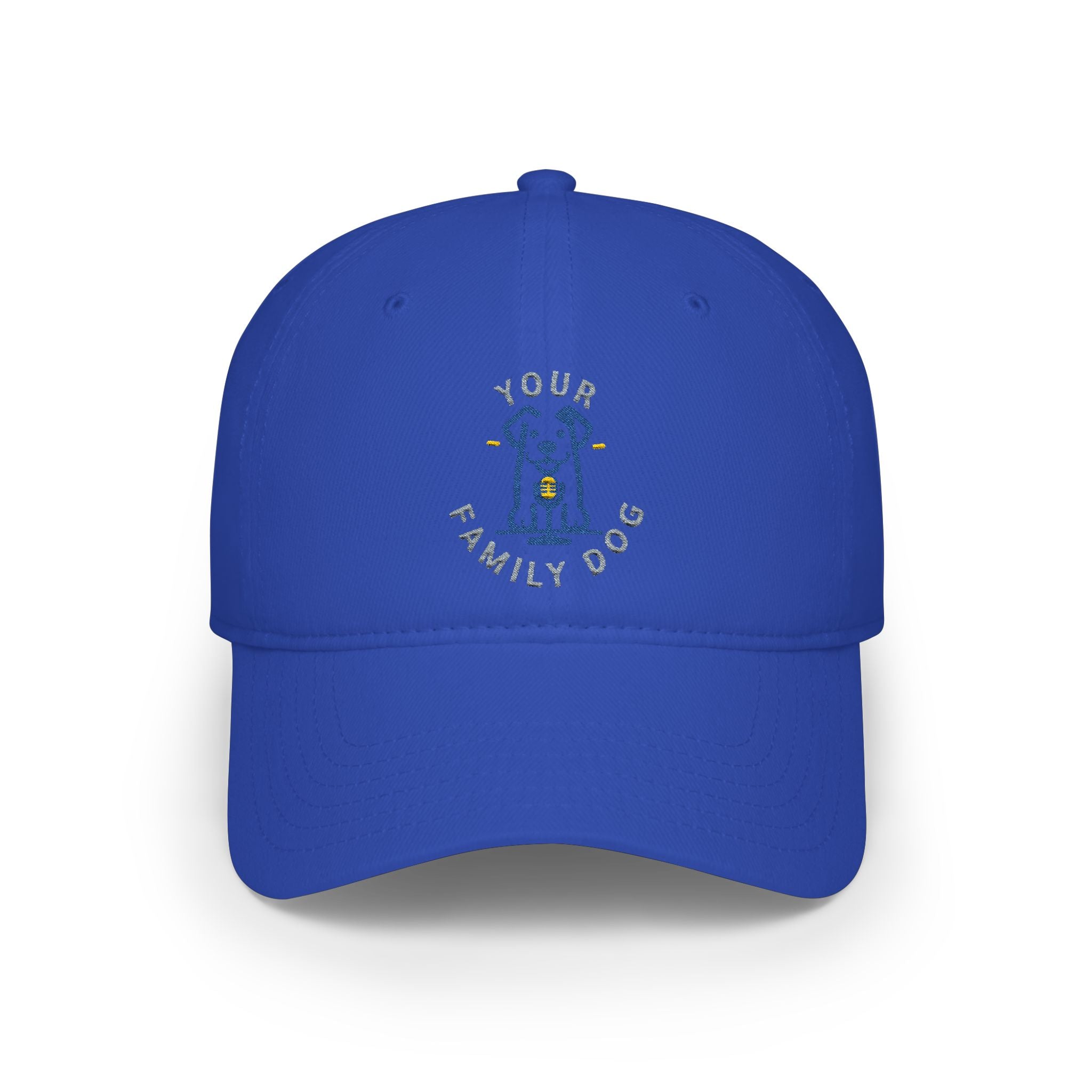 Dog Lover Embroidered Low Profile Baseball Cap – "Your Family Dog"