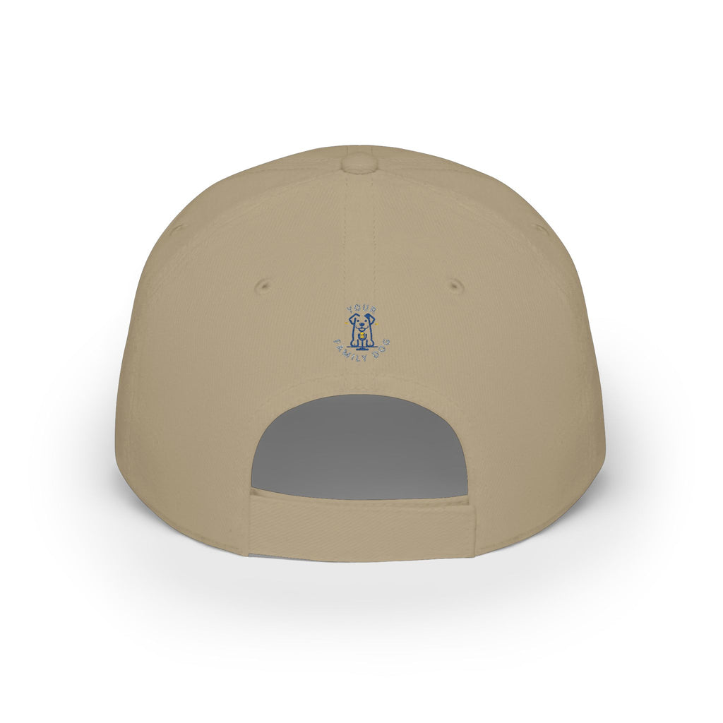 Dog Lover Embroidered Low Profile Baseball Cap – "Your Family Dog"