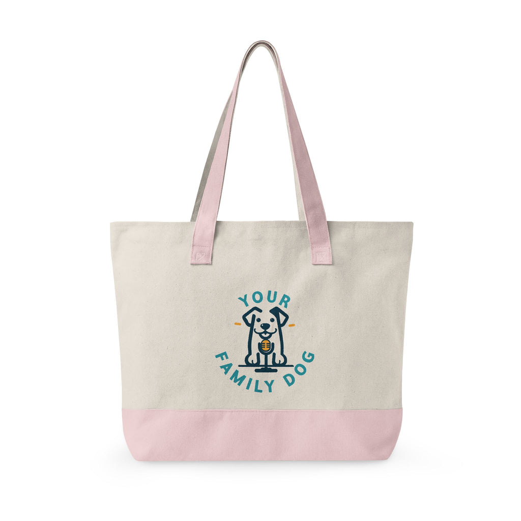 Your Family Dog Podcast Zippered Canvas Tote