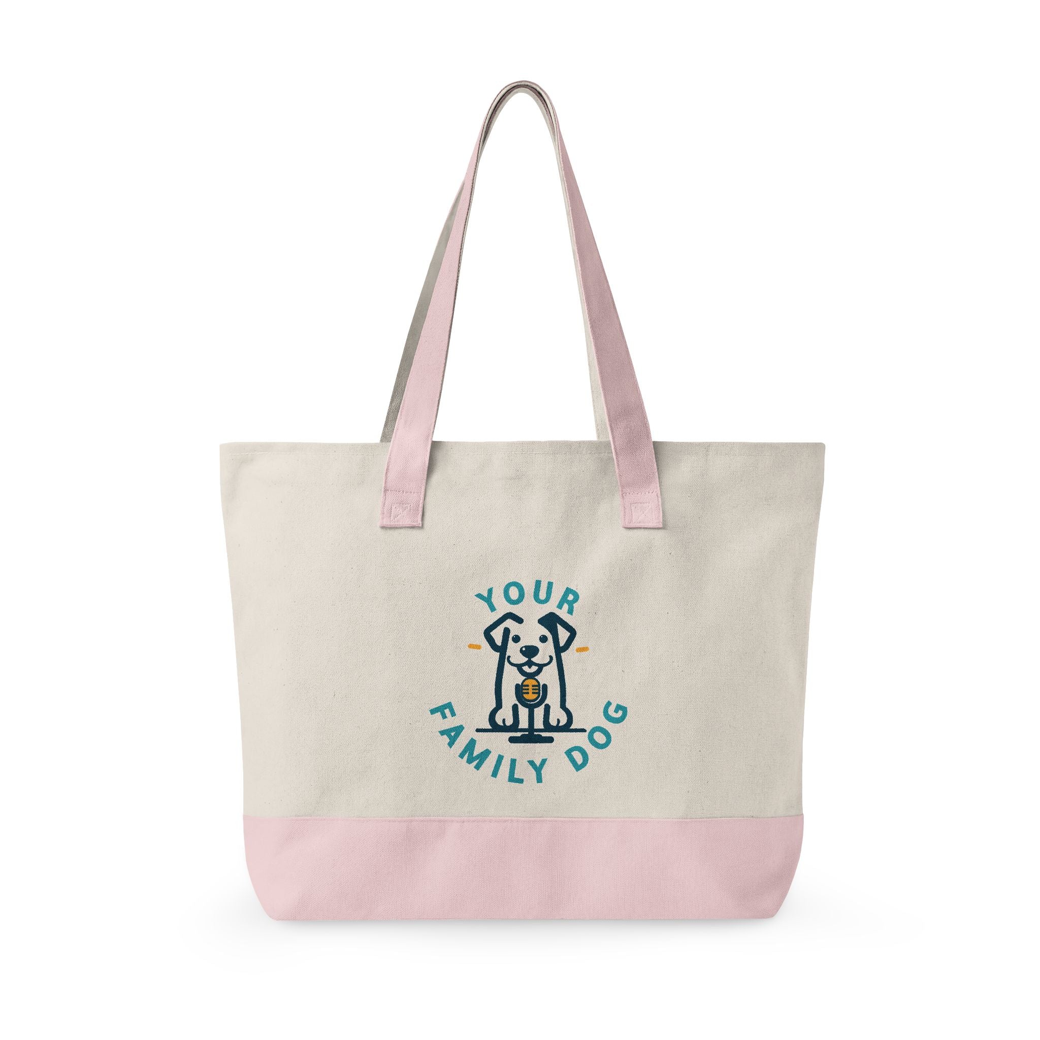Your Family Dog Podcast Zippered Canvas Tote