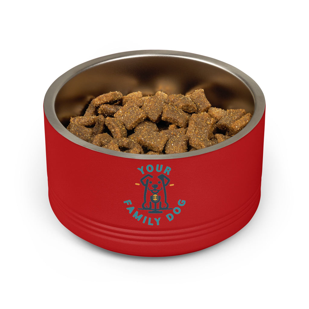Your Family Dog Podcast Dog Bowl - 18oz Stainless Steel Pet Bowl